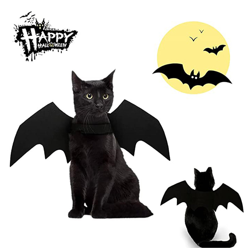 Halloween Creative Halloween Pet Cat Small Dogs Bat Wings Halloween Cat Wings Accessories Halloween Decorations Pet Supplies