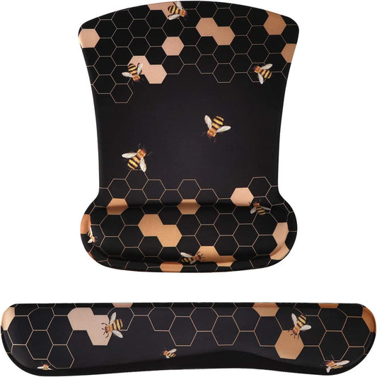 Ergonomic Table Mat Honeycomb, Desk Protector for Workspace Home