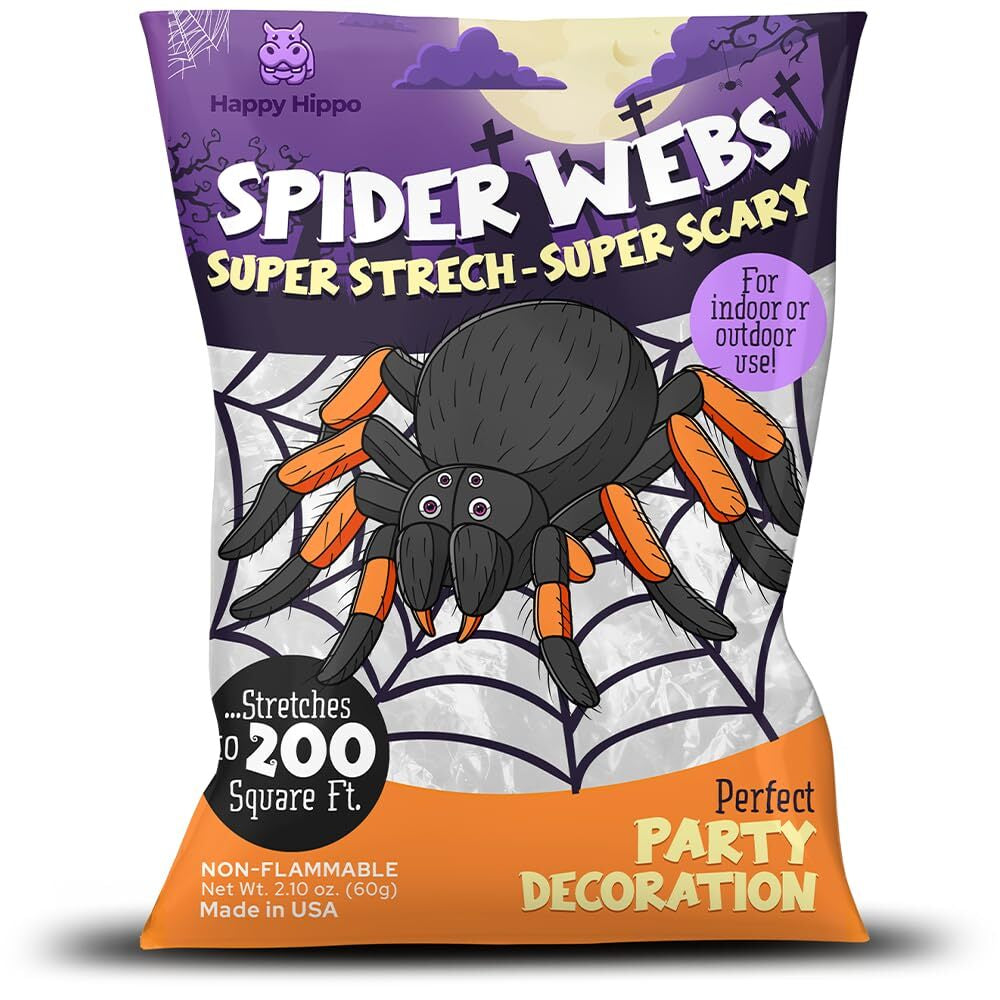 200Sqft Spiderwebs Halloween Decor