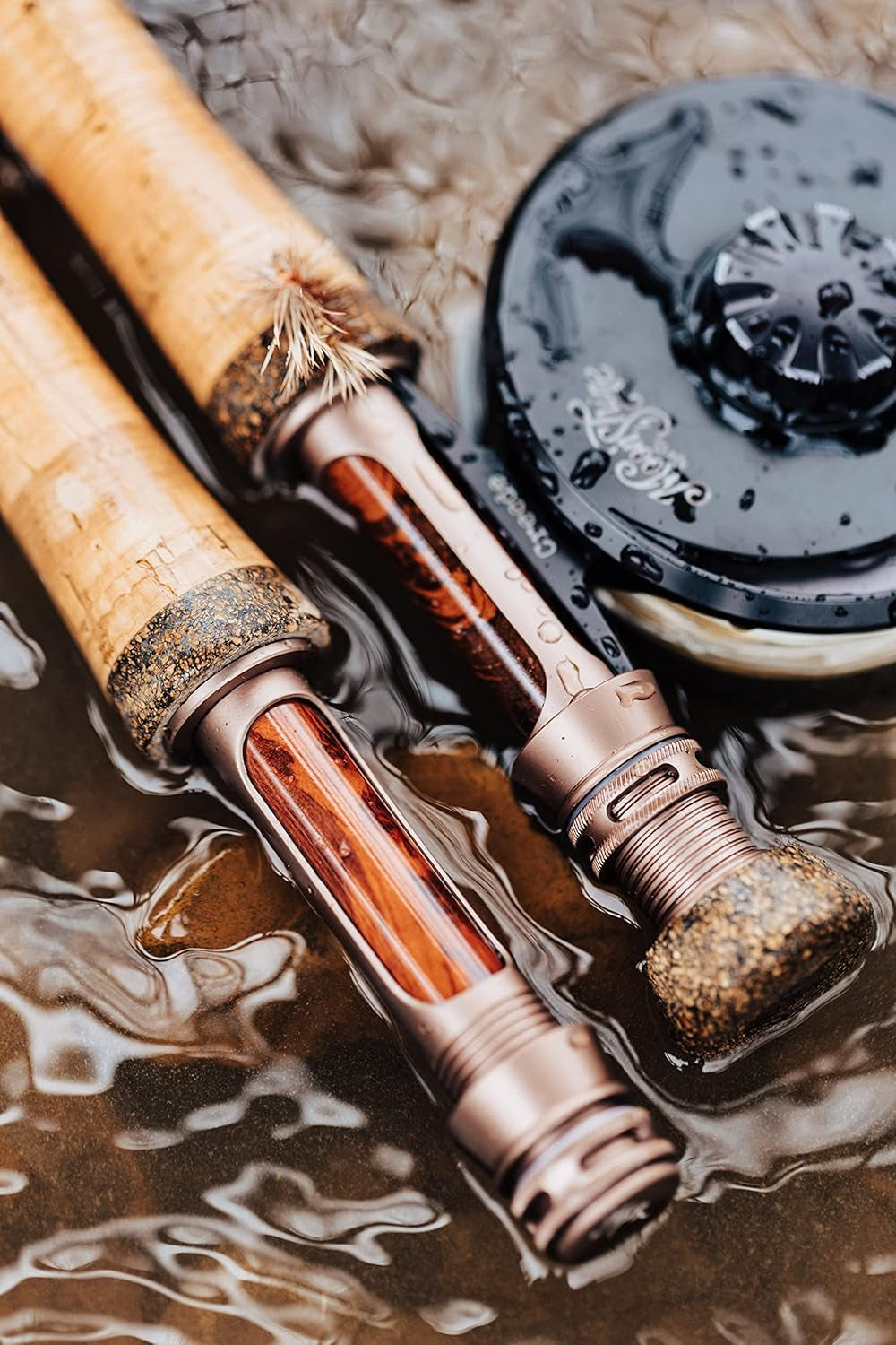 Fly Fishing Rod with Carrying Case and Extra Rod Tip