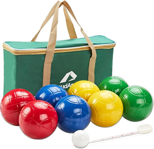 90Mm Bocce Ball Set, Soft PE Boccia Outdoor Game for Lawn Yard