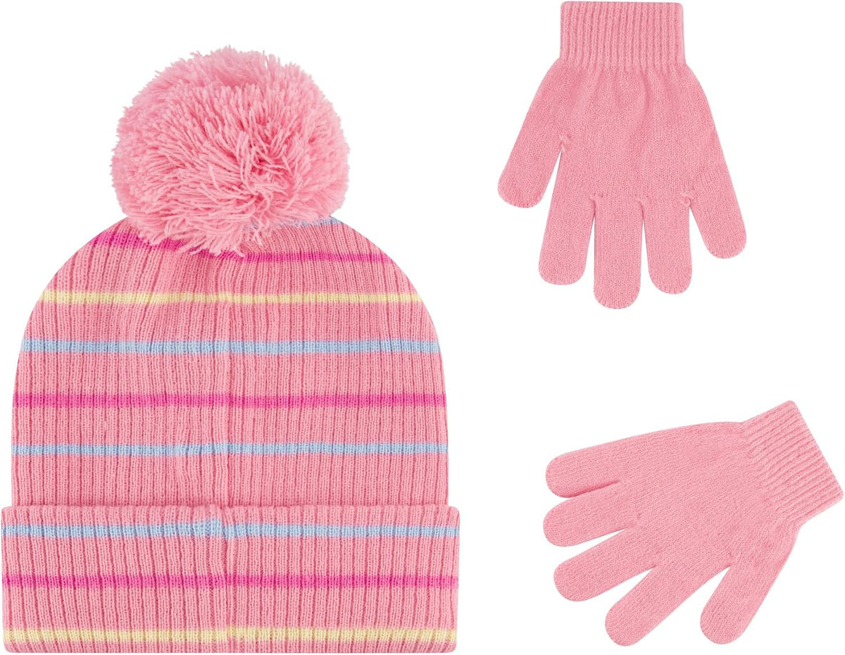 Molang Piu Piu Winter Beanie Hat, Pink, One Size