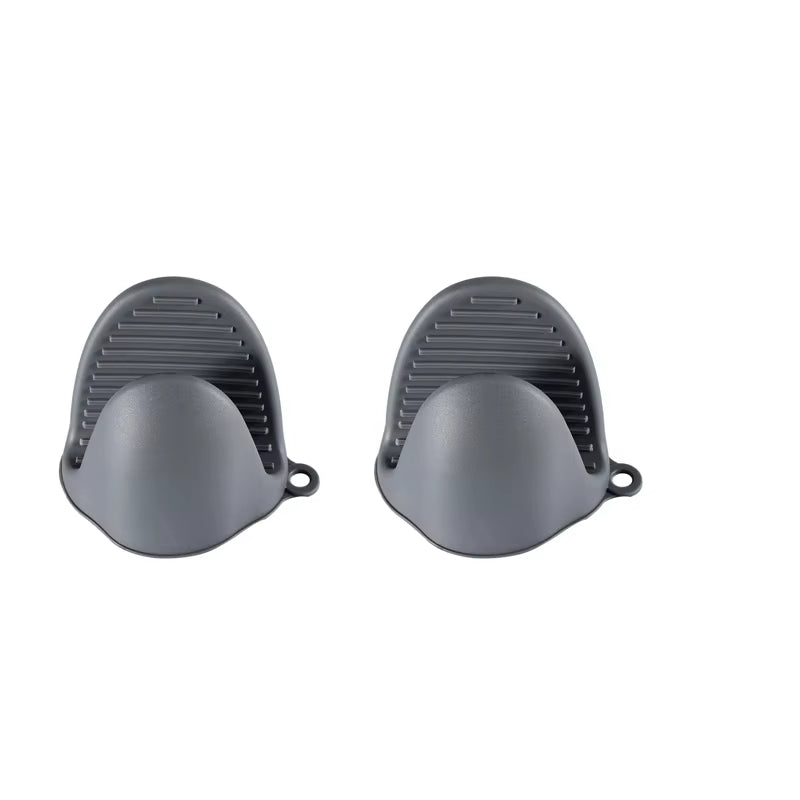 2Pcs Oven Mitts Silicone Heat Resistant Pinch Mitts anti Scalding Non Slip Gloves Clips Pot Holder Cooking Baking Oven Mitts