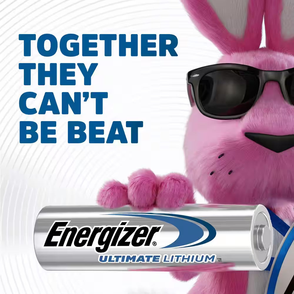 Ultimate Lithium 9V Batteries (2-Pack), Lithium 9-Volt Batteries