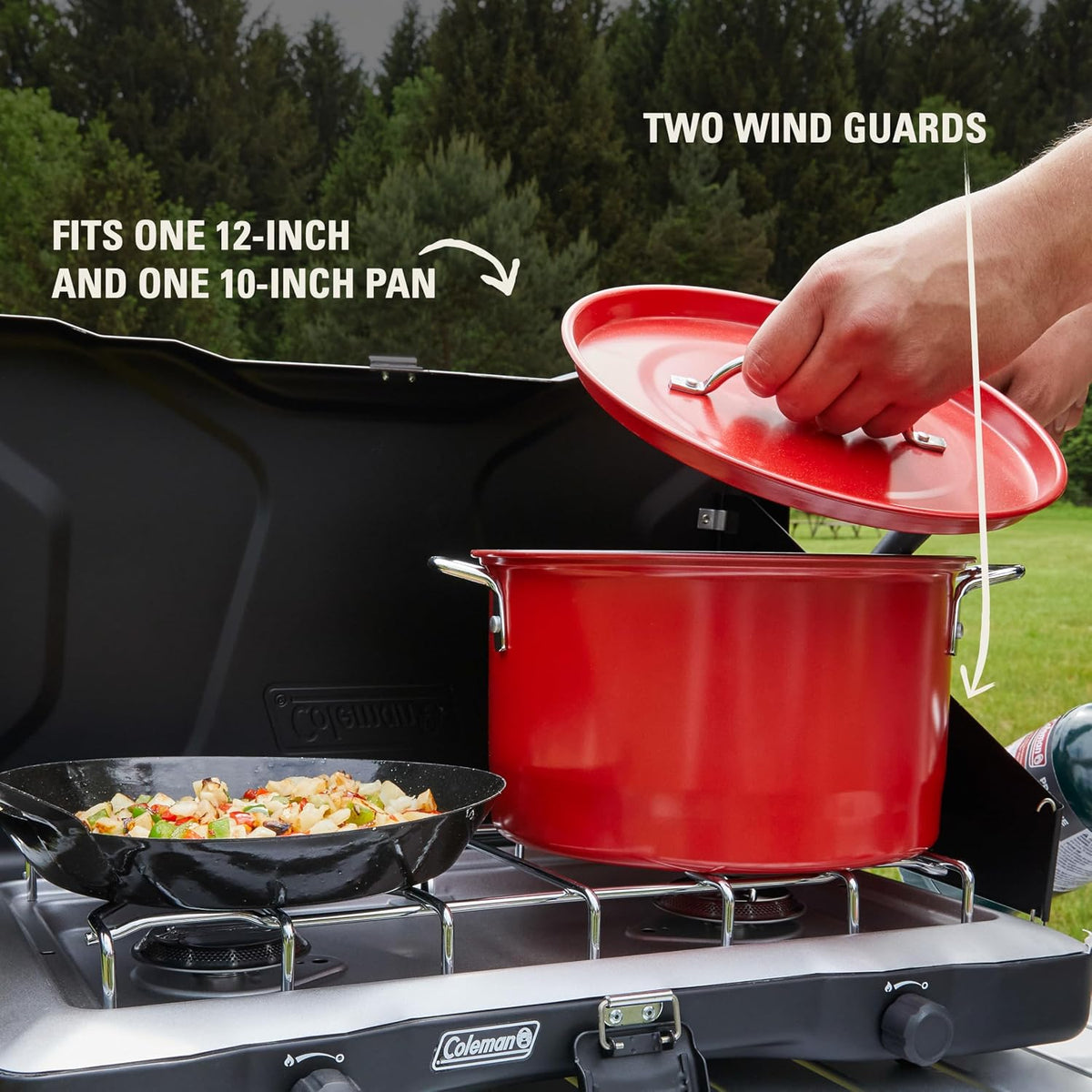 Coleman Triton+ 2-Burner Propane Camping Stove with Instastart