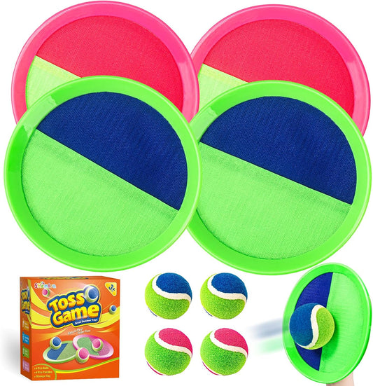 Toss and Catch Ball Game Set, Beach Toys Game, Outdoor Summer Toys
