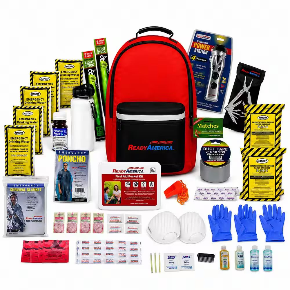 2-Person 3-Day Deluxe Emergency Kit with Backpack