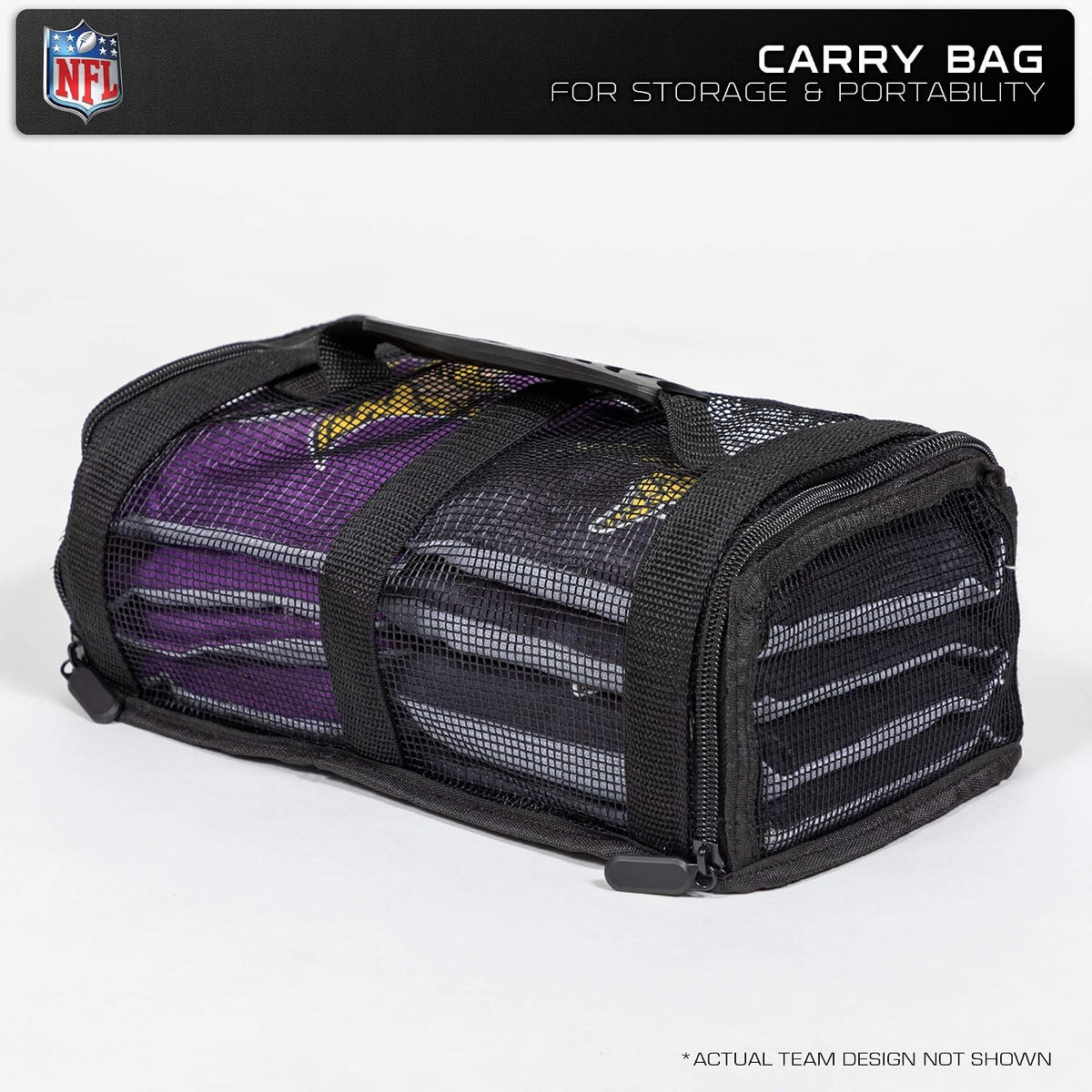 NCAA College Dual Sided Bean Bags by , 8 Count, Premium Toss Bags for Cornhole Set - Great for Tailgates, Outdoors, Backyard