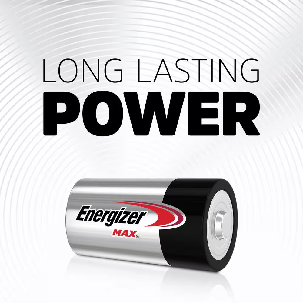 MAX D Batteries (8-Pack), D Cell Alkaline Batteries