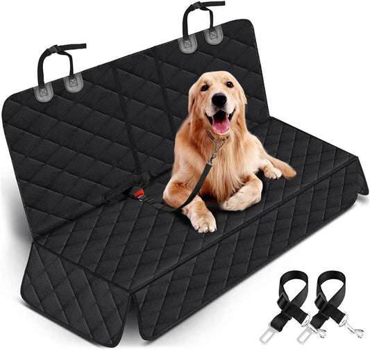 Waterproof Dog Car Seat Cover with Armrest Access