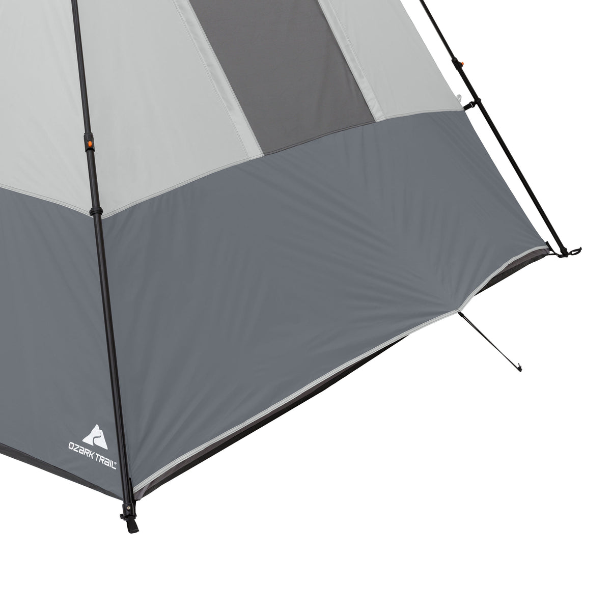 Ozark Trail 6-Person Instant Cabin Tent with LED Light, 10 Ft X 9 Ft, 19.38 Lbs