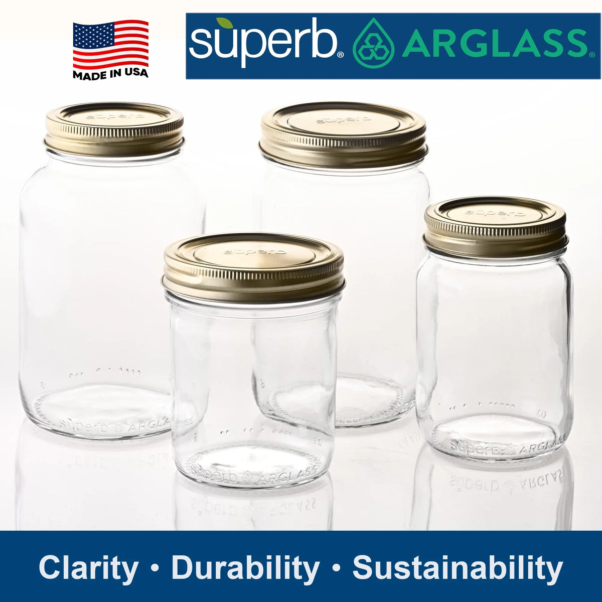 (4 Pack)  12-Pack Canning Jar Lids - Regular Mouth, One-Piece Replacement Mason Jar Lids for Canning and Preserving, Fits All Brands Regular Mouth Mason Jars