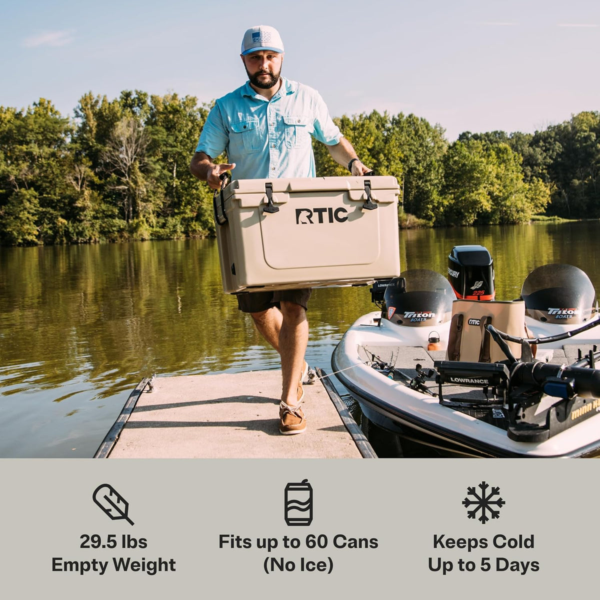 45 QT Ultra-Tough Hard Cooler