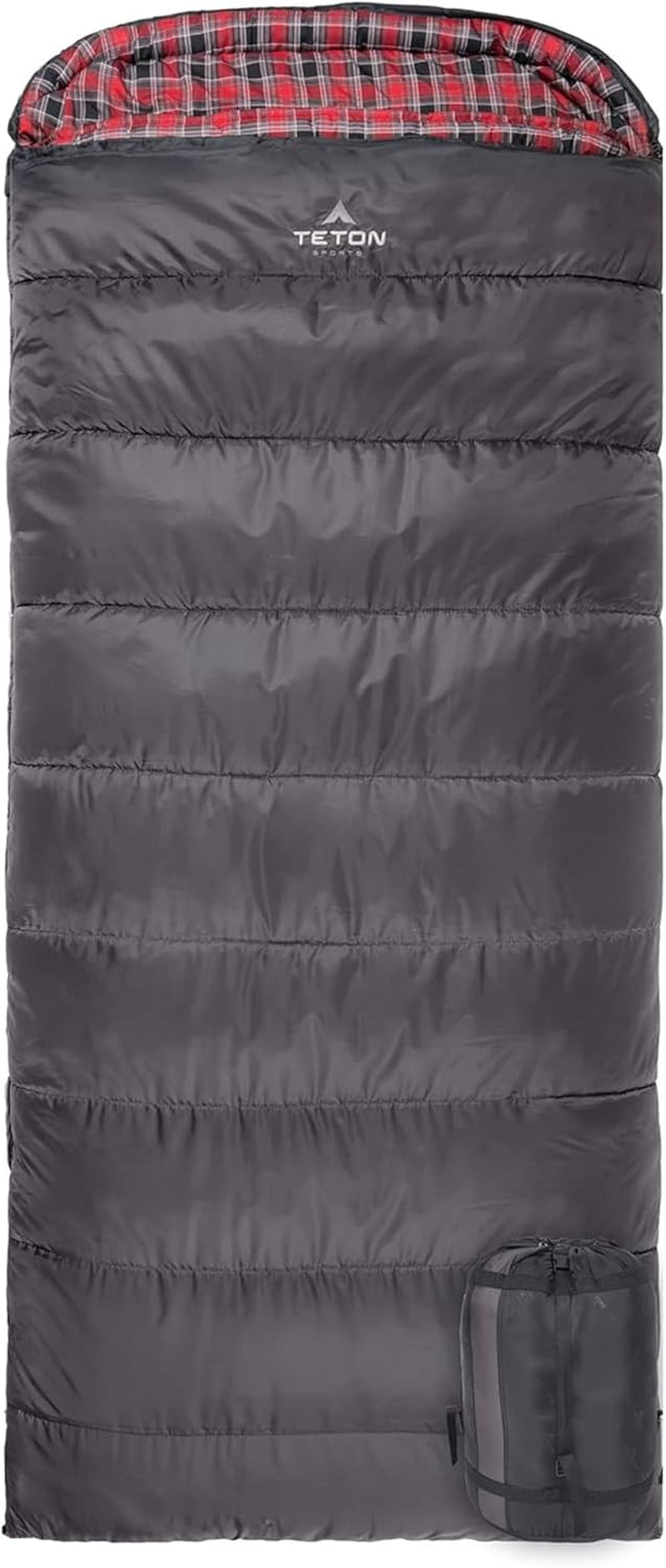 Teton Celsius XXL Sleeping Bag, Cold Weather Sleeping Bags for Adults and Kids, Camping Made Easy and Warm. Compression Sack Included
