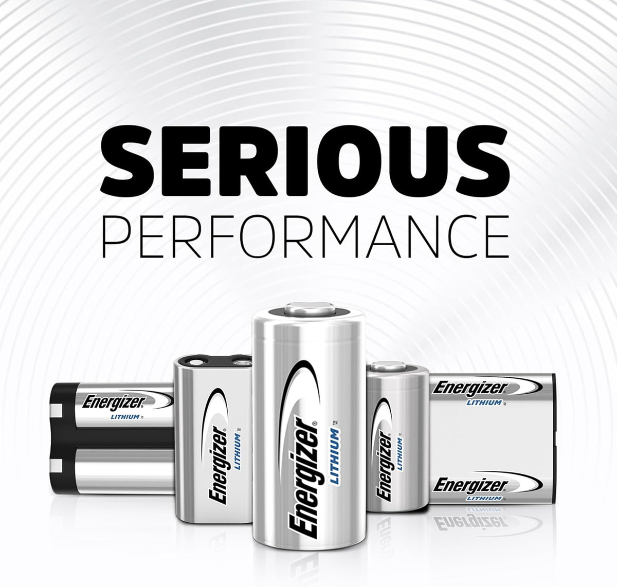 123 Lithium Batteries (2 Pack), 3V Photo Batteries