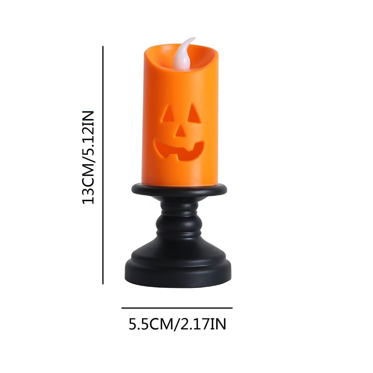 Suncoda Halloween Pumpkin Lights, Halloween LED Candle Light Halloween Decoration Pum-Pkin Lantern Pumpkin Decorations, Halloween Gifts (3Pcs)