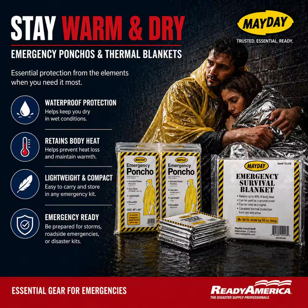 2-Person 3-Day Deluxe Emergency Kit with Backpack