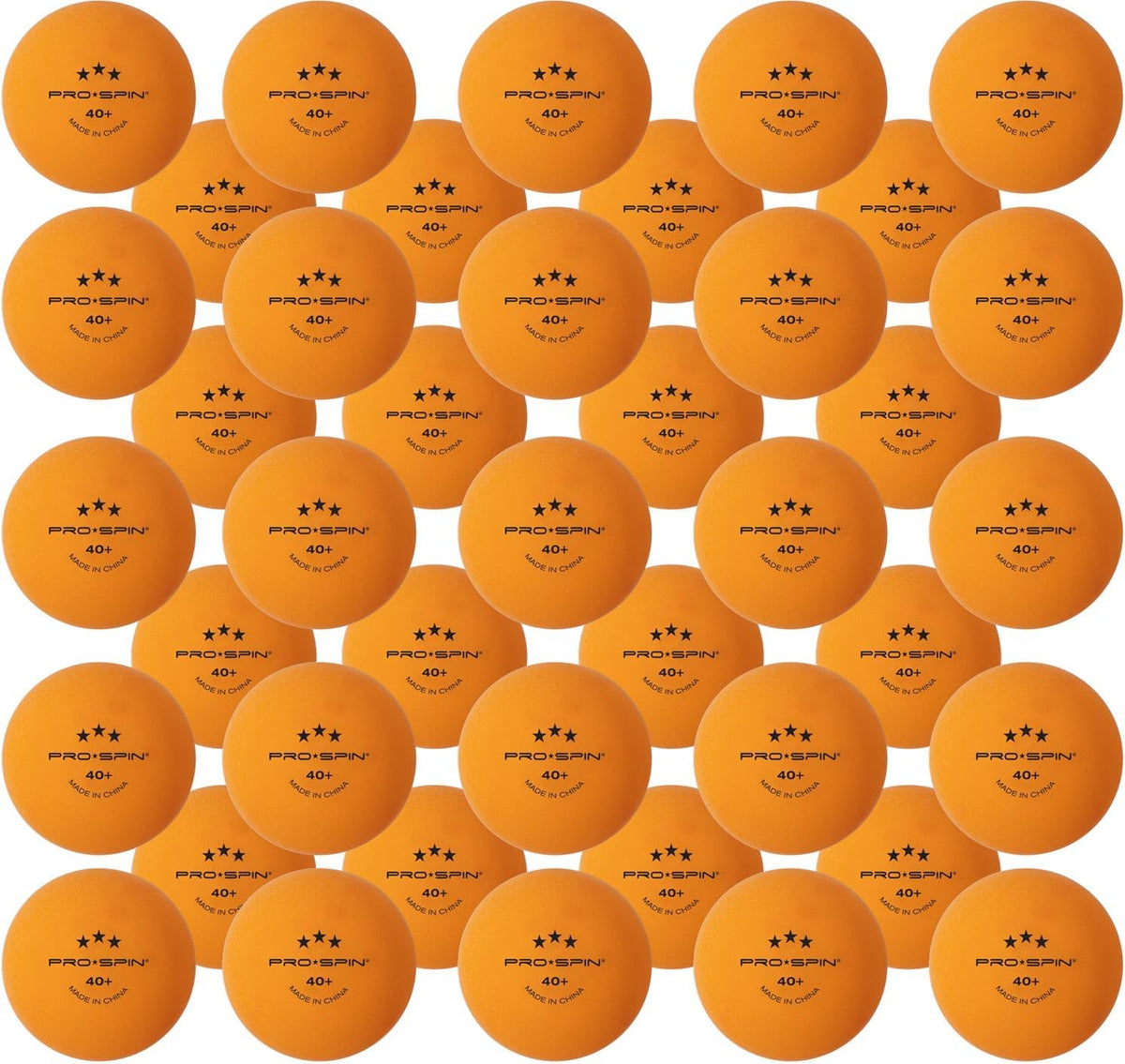 Ping Pong Balls - 3-Star Premium Orange Table Tennis Balls | High-Performance 40+ ABS Professional Quality | Ultimate Durability for Indoor & Outdoor Ping Pong Tables