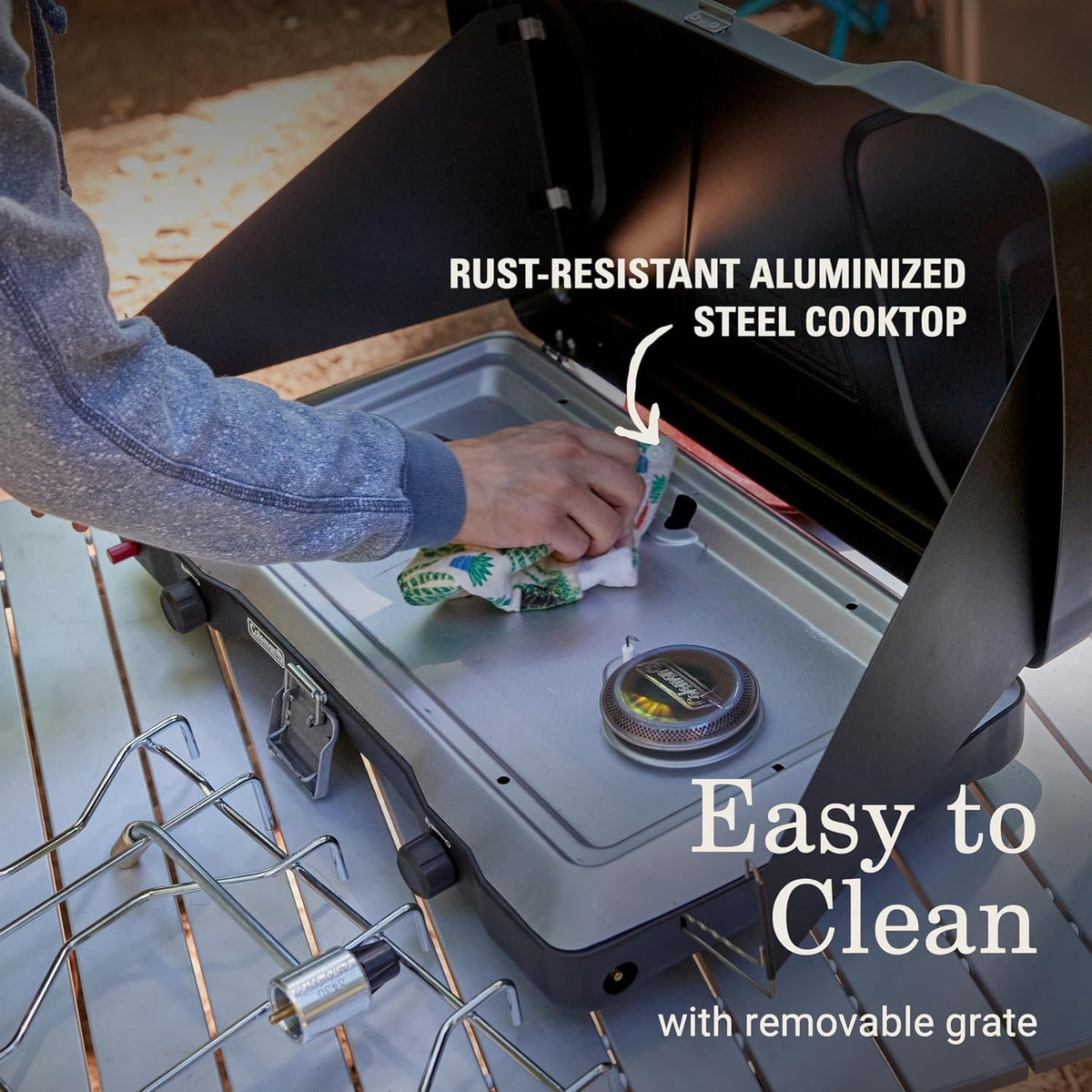 Coleman Triton+ 2-Burner Propane Camping Stove with Instastart