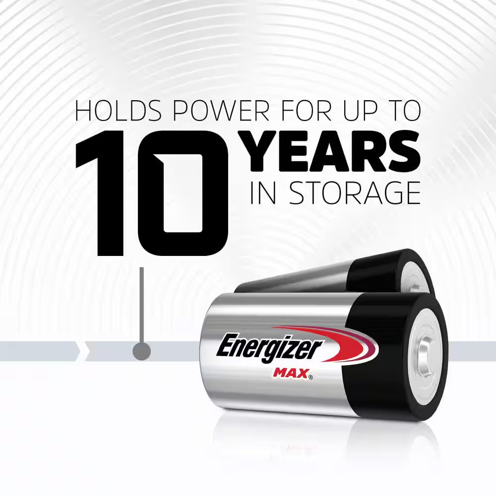 MAX D Batteries (8-Pack), D Cell Alkaline Batteries