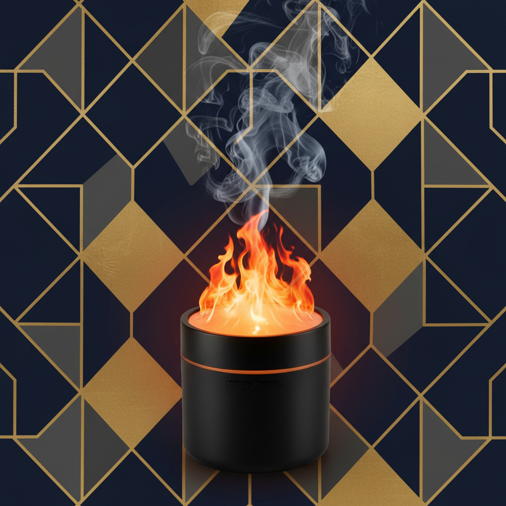 Flickering Flame Aroma Diffuser ad creative